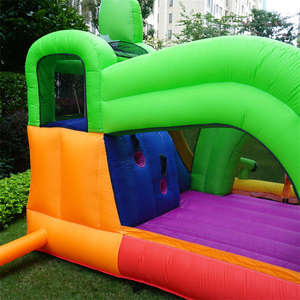 HAPPY Moon Bouncer Commercial Size Outdoor <b>Inflatable</b> House for Playground Kid's Birthday Party 93006 Outdoor <b>Game</b> Kids HAPPY Mo - Product Image 6