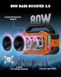 Ancoon nhiệm vụ nặng nề 160W <span class=keywords><strong>Bluetooth</strong></span> Loa, IPX6 không thấm nước, 20h chơi, TWS, cho xây dựng trang web phòng tập thể dục - Product Image 2