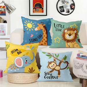 <span class=keywords><strong>Housse</strong></span> de coussin Couronne dorée <span class=keywords><strong>Roi</strong></span> des bêtes, imprimé <span class=keywords><strong>lion</strong></span> noir, tigre, guépard, loup, décoration, convient à la décoration intérieure - Product Image 2