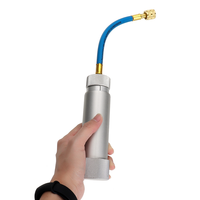 Seringue à huile et à colorant 1/4 pouce Sae R134A 2Oz, graisseur manuel, pistolet à graisse, outil d'injection de liquide de refroidissement pour climatisation automobile