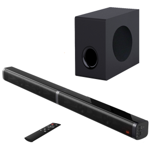 For Samtronic Split Soundbar Speaker with Subwoofer Column Speaker Aux for TV/<strong>Home</strong> <strong>Projector</strong> Surround Sound Retail Package