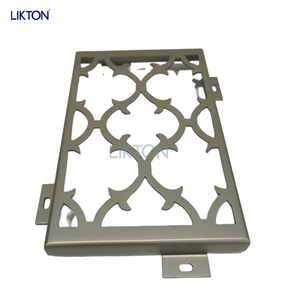 Aluminium Laser geschnittene Metallplatten Dekorative Gartenzaun-und Vorhang fassaden profile - Product Image 3