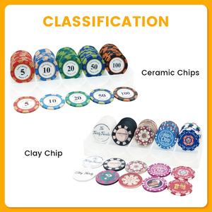 Jetons de poker vierges en céramique composite d'argile pure, personnalisables avec logo, professionnels, <span class=keywords><strong>Tina</strong></span> 10G 39mm 43mm 14g, pour la vente en gros - Product Image 6
