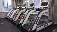 Caminadora Eléctrica Comercial para Oficina, Hogar y Gimnasio, con Pantalla LCD, Inclinación Ajustable, para Ejercicios Cardiovasculares