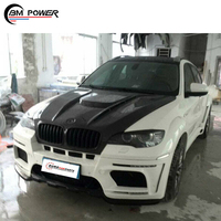 X6 Series E71 HM Style Body Kit 15-16 Años Cuerpo completo Material PP Parachoques delantero Difusor trasero Guardabarros bengalas Falda lateral Todo nuevo
