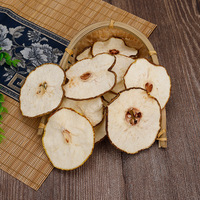 China Fabriek Direct Gezonde Zoete Gedroogde Sneeuw Peer Plakjes Groothandel Droog Verwerkte Bulk Verpakte Thee Geconserveerd Fruit Gedehydrateerd