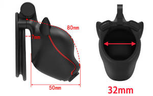 2025 Nieuwe Aankomst Hondenhoofd Kuiskooi Volwassen Seksspeeltje Met Slot <span class=keywords><strong>Nylon</strong></span> Rubberen Kuiskooi Voor Mannen Man Mannelijk Lichaam - Product Image 5