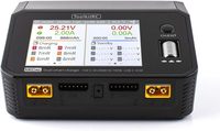 Chargeur de batterie Lipo intelligent à double canal ToolkitRC M6Dac, déchargeur AC 200W DC 350WX2 15A pour batterie Lipo LiHV 1-6S PD 65W