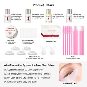 ICONSIGN 90 días Curl Vegan Multiple Natural Plant Extra Cysteamine HCL 2in1 Lift Lash y Brow Lamination Kit Eyelash Perm Set - Product Image 3