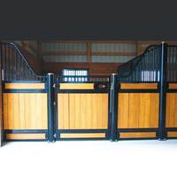 Panneau d'écuries Outdoor Horse Dubai Portes d'entrée et boîtes de rangement en vente Écuries préfabriquées élégantes pour grange équestre