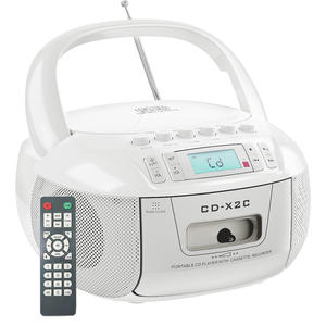 Reproductor de CD Portátil de Fábrica con Grabador de Casetes, Radio FM, Boombox con Control Remoto para el Hogar y Estudiantes - Product Image 1