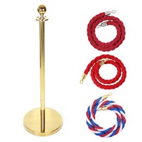 Barrières de sécurité en corde de contrôle de foule durables en gros avec corde en velours pour les théâtres, les hôtels, les clubs, les fêtes, les cérémonies