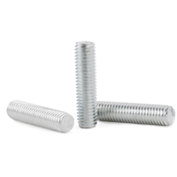 Quality M8 M10 Steel ASTM A325 B7 8.8 Meters White Galvanized Nuts Full Threaded Rods DIN 975
