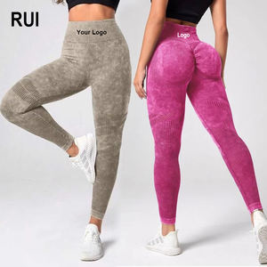 Leggings Deportivos RUIQUWIN Personalizados de Alta Calidad, Transpirables, Elásticos en Cuatro Direcciones, de Secado Rápido, Talla Grande, Cintura Alta, para Yoga y Fitness, para Mujer - Product Image 1