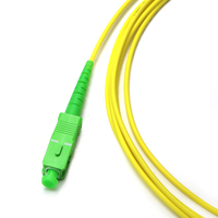 Kabel Patch Cord Fiber Optik Single Mode 1M SC/APC ke LC/APC Simplex LSZH 2.0 3.0mm FTTH