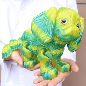 Vashine Juguetes de Animales Impresos en 3D, Modelo de Plástico PLA, Bulldog Francés, Juguetes Flexibles de Cristal Impresos en 3D - Product Image 4