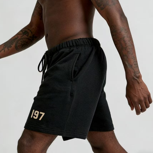 Pantalones Cortos Deportivos de Verano para Hombre, de Algodón, Sólidos, Ecológicos, Transpirables, con Logotipo Personalizado, Estilo Urbano, Casual, para Fitness, con Cordón Ajustable - Product Image 6