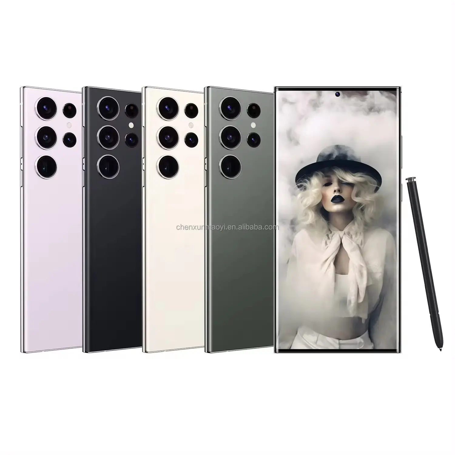 Smartphone 5G original Galaxy S24 Ultra 6.8 polegadas tela grande 12GB + 512GB Smartphone Android 13 para novo clone S24 Ultra