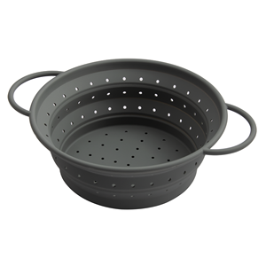 2 Pcs <span class=keywords><strong>Silicone</strong></span> Dobrável Sobre Pia <span class=keywords><strong>Colander</strong></span> Retrátil Com Alça Dobrável Escorredor De Cesta