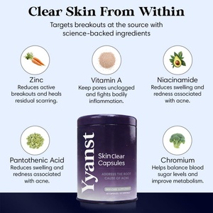 Cápsulas de Vitamina B5 y Vitamina B3 con Cromo de Alta Calidad, Marca Privada OEM/ODM, para Aumentar la Energía y Mejorar la Salud de la Piel - Product Image 3