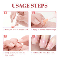 Stylo à huile pour cuticules pour ongles secs, fortifiant hydratant pour les ongles à l'huile d'argan, de pépins de raisin, de ricin et à la vitamine E, fournisseur OEM certifié