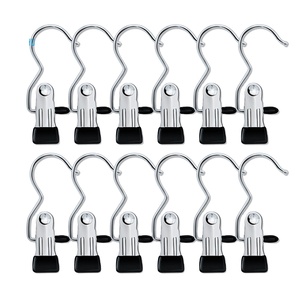 Großhandel <span class=keywords><strong>Mini</strong></span> Small one Single Metalls tiefel Clips Kleiderbügel für kostenlose Probe - Product Image 1