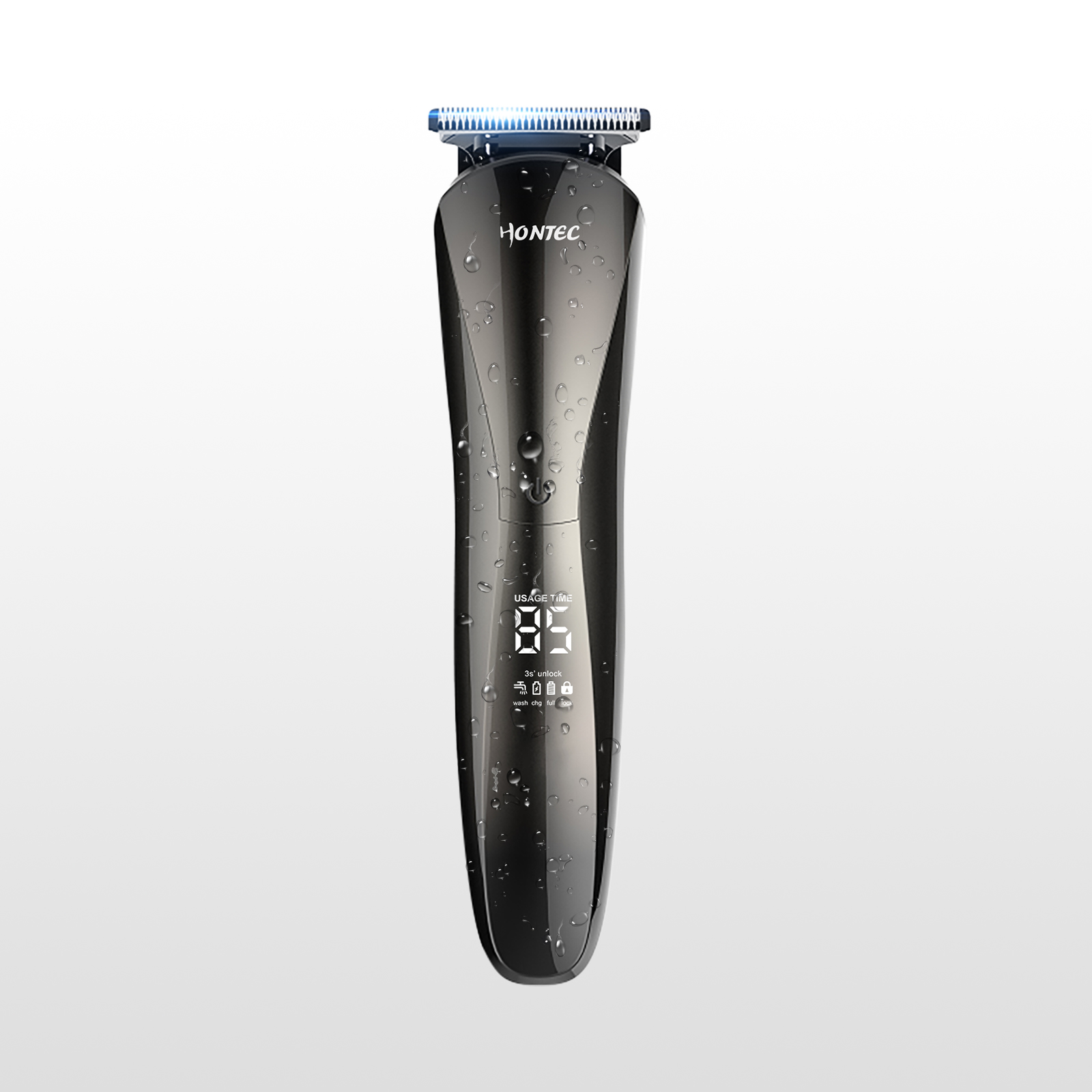 6 в 1, Многофункциональный Профессиональный набор для ухода за волосами, светодиодный дисплей, USB-триммер для волос