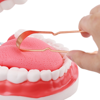 Outil d'hygiène buccale en acier inoxydable en forme de U, élimination des odeurs buccales, nettoyage de la langue, élimination des saletés, gratte-langue