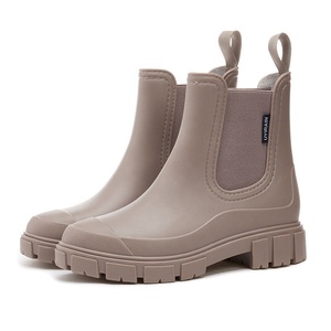 <span class=keywords><strong>Bottes</strong></span> <span class=keywords><strong>de</strong></span> <span class=keywords><strong>Pluie</strong></span> Chelsea Imperméables Mi-Hautes à Enfiler pour <span class=keywords><strong>Femme</strong></span>, Chaussures d'Intérieur et d'Extérieur, Vente en Gros - Product Image 1