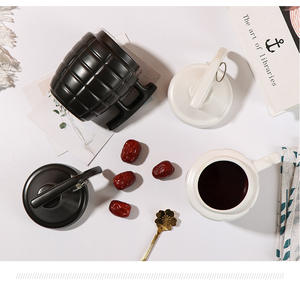 Tazas de café de cerámica divertidas en forma de <span class=keywords><strong>Granada</strong></span> 3D creativas al por mayor, taza de té de porcelana personalizada con logotipo personalizado para regalo - Product Image 6