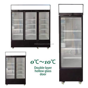 Enfriador Vertical Comercial con Puerta de Vidrio de 1/2/3 Puertas para Bebidas, Cerveza, Cola - Product Image 5