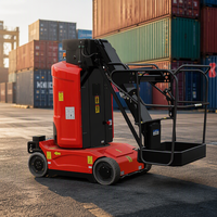 Plateforme élévatrice automotrice certifiée CE 150 kg 11 m pour opérations en allées étroites – Fourniture B2B