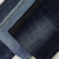 Tissu en denim recyclé certifié GRS en gros, mélange de coton biologique écologique pour l'approvisionnement des marques de mode durable