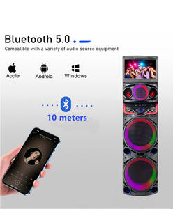 Pantalla De 15,4 pulgadas Bocinas Grandes Coretas Con Pantalla Outdoor Dj Party Dual 15 pulgadas Altavoz De Karaoke Con Pantallas - Product Image 3