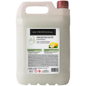 Solution désinfectante Higienizante 5000 ml avec mélange d'alcool éthylique et d'extrait de citron, qualité professionnelle - Product Image 1