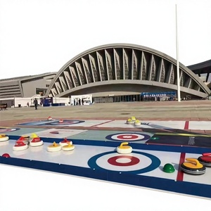 Dalles de curling synthétiques de qualité club, auto-lubrifiantes et écologiques, taille personnalisable pour surface de compétition de première classe - Product Image 1