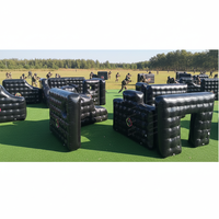 Bunkers gonflables de camouflage en PVC pour paintball, laser game et tir CS, certifiés EN14960, garantie 2 ans