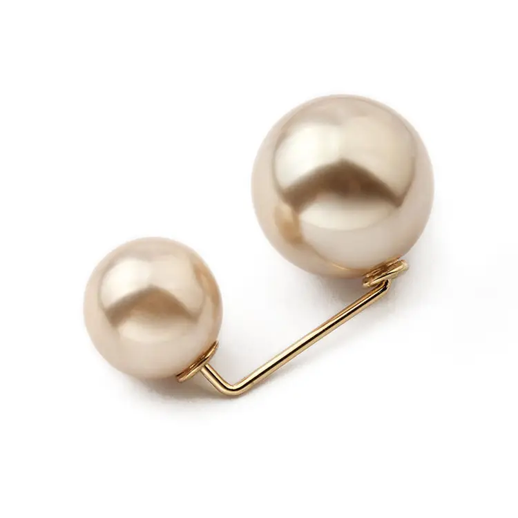 Fashion Pearl Brooch Pearl Brooch Pins Safety Pins Sweater Shawl Clips Jewelry Women's Brooches Pins