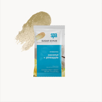 Kit de manucure et de pédicure 4 en 1 Ensemble spa hydratant à la noix de coco et à l'ananas avec exfoliant et hydratant