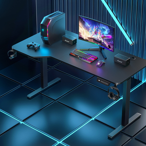 Furnitur meja komputer meja kerja, dudukan Motor tinggi eksekutif dengan tinggi, Meja game kantor dapat disesuaikan - Product Image 1