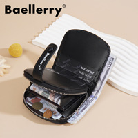 Billetera Pu Cuero Para Mujer Dama Carteira Feminina tempat kartu lucu dompet Mini kartun dinosaurus desainer Kawaii dompet koin