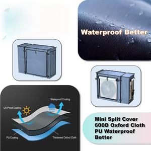 Unités extérieures de climatiseur résistantes au vent et à la neige, taille maximale 32,3Lx13,7Wx24H pouces, utilisables pendant le fonctionnement, gris. - Product Image 5