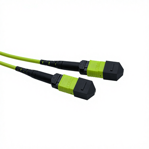 Câble de raccordement optique en fibre COMTON 12F MPO Femelle-Femelle Type B Multimode <span class=keywords><strong>OM5</strong></span> 50µm Vert Lime LSZH/PVC Faible perte - Product Image 5