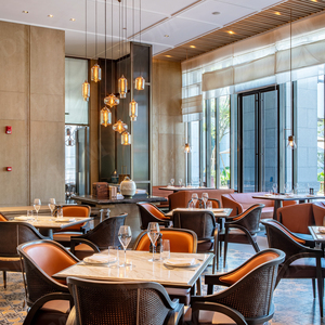 IDM Custom Nordic Luxury Hotel <span class=keywords><strong>Restaurante</strong></span> Muebles Diseño moderno Comedor Hotel Muebles Conjunto - Product Image 1