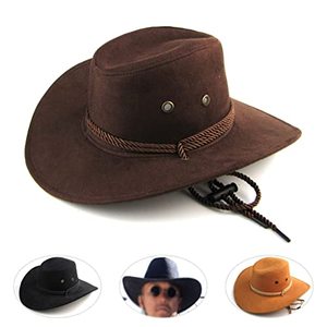 Custom Logo American <strong>Western</strong> Cowgirl Party Club Bar Headwear Outdoor Women Man Sunshade Suede Top Wide Brim Cowboy <strong>Hat</strong> - Product Image 5