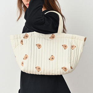 Bolsa de Pañales para Mamá, Mochila de Algodón de Gran Capacidad, Organizador de Maternidad para Viajes, para Niños y Niñas, Uso Diario en Exteriores y Guardería - Product Image 6