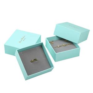 Yeni japon ve kore tarzı takı yüzük kolye saplama küpe kutusu moda süs saklama kutusu mavi yeşil bilezik kutusu - Product Image 1