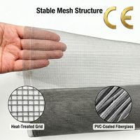 Moustiquaire en fibre de verre 18x16 mailles pour fenêtre, filet anti-poussière et anti-UV pour fenêtre à battant, approvisionnement pour le marché nigérian