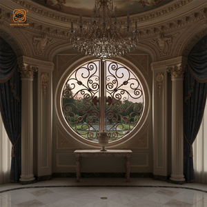 Fenêtres en fer forgé de qualité supérieure, étanches, pour grand appartement, KHP, style français, antivol, sécurité, fabrication artisanale, détails exquis - Product Image 3