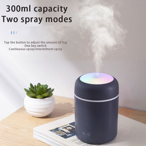 Humidificadores de aromaterapia de aire, Humidificador blanco H20, Oem Odm nebulizador, Logo personalizado, 300 ml, venta al por mayor de fábrica DQ107 - Product Image 1